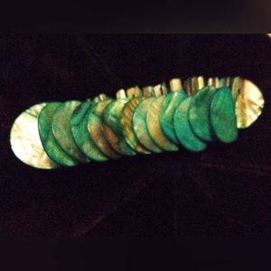 Green Mother of Pearl Bracelet